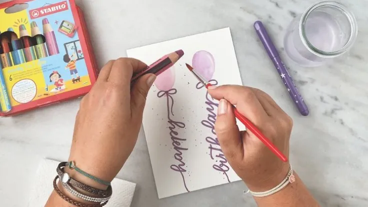 Färgpenna Stabilo Woody 3in1 duo 5-pack