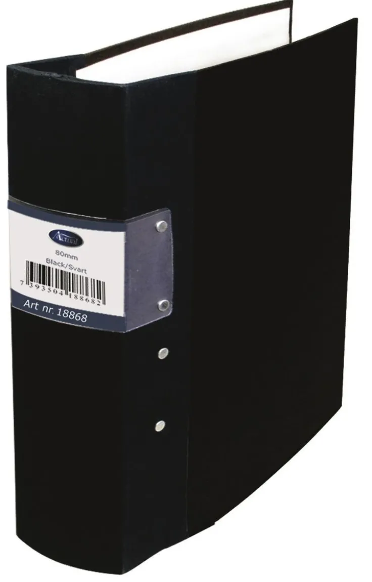 Gaffelpärm A4 80mm svart