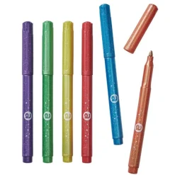 Glitterpenna 6 färger