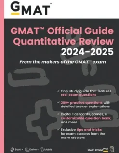 GMAT Official Guide Quantitative Review 2024-2025: Book + Online Question Bank