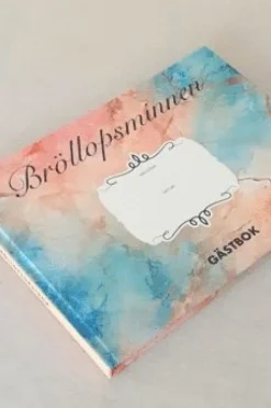 Gästbok till bröllop