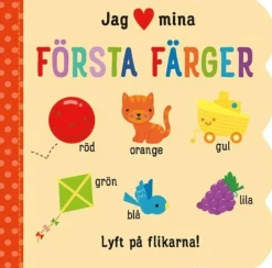 Jag [hjärta] mina första färger