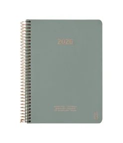 Kalender 2026 A5 Vecka/Uppslag Aloe Vera