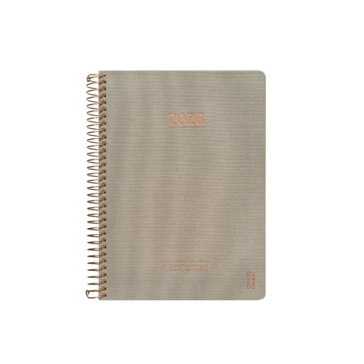 Kalender 2026 A5 Vecka/Uppslag Clay