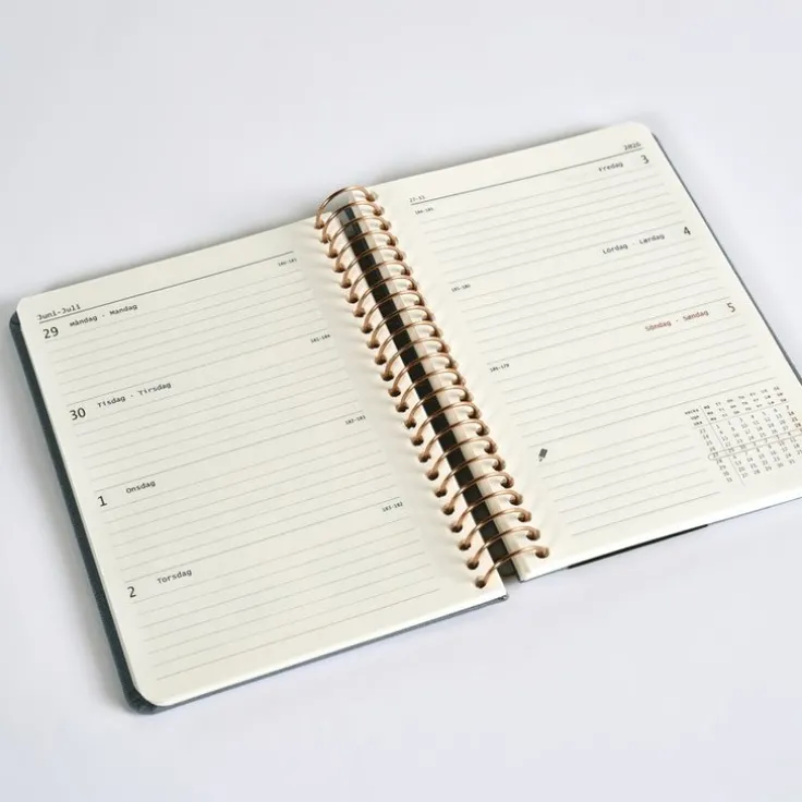 Kalender 2026 A5 Vecka/Uppslag Clay