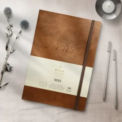 Kalender 2025 Agency Forma Deluxe brun