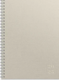 Kalender 2025 Business Textile beige