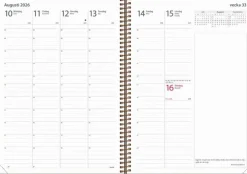 Kalender 2026 Business Twist brun