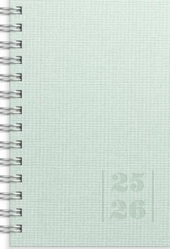 Kalender 2025-2026 Compact Textile grön