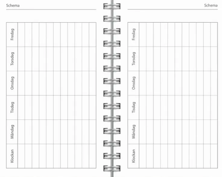 Kalender 2025-2026 Compact Textile grön