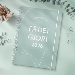 Kalender 2026 Få det gjort grön