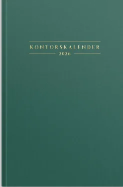 Kalender 2026 Kontorskalender grön