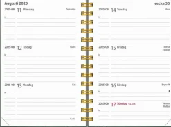 Kalender 2025 Leader Twist grön