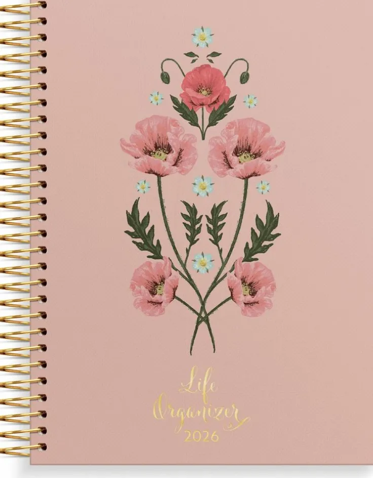 Kalender 2026 Life Organizer rosa