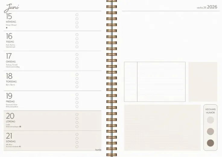 Kalender 2026 Life Planner Feel good