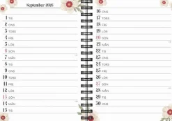 Kalender 2026 Life Planner Floral