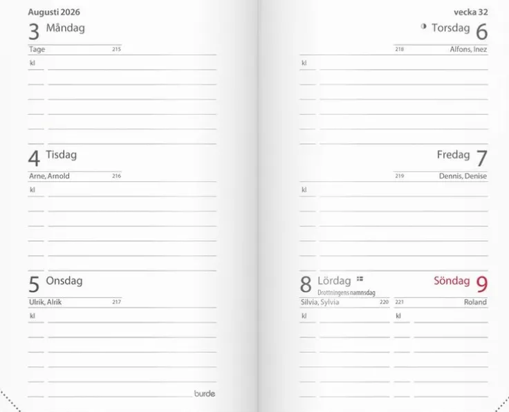 Kalender 2025-2026 Mini Basic