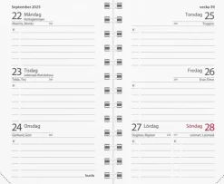 Kalender 2025 Mini refill