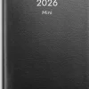 Kalender 2026 Mini svart plast