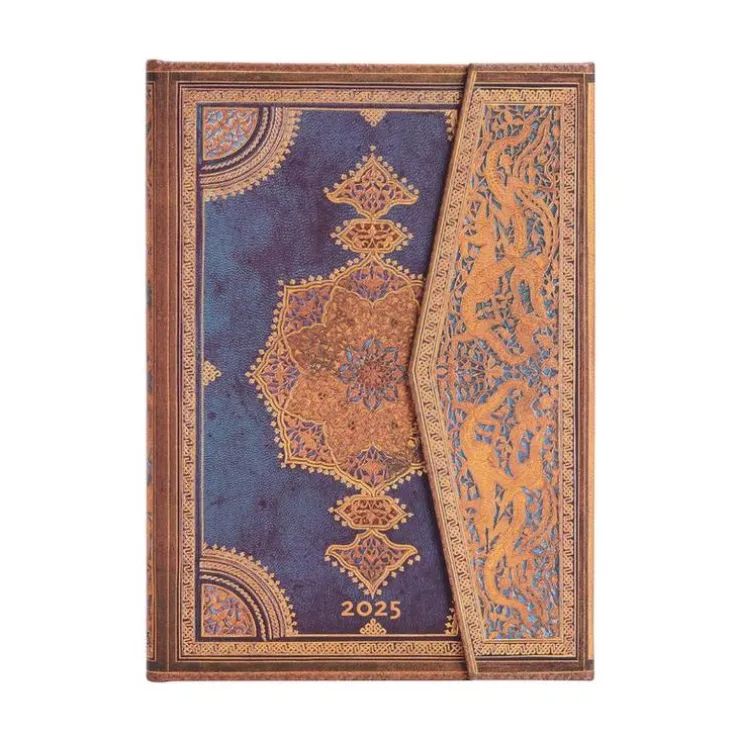 Kalender 2025 Paperblanks Midi horisontal - Safavid Indigo