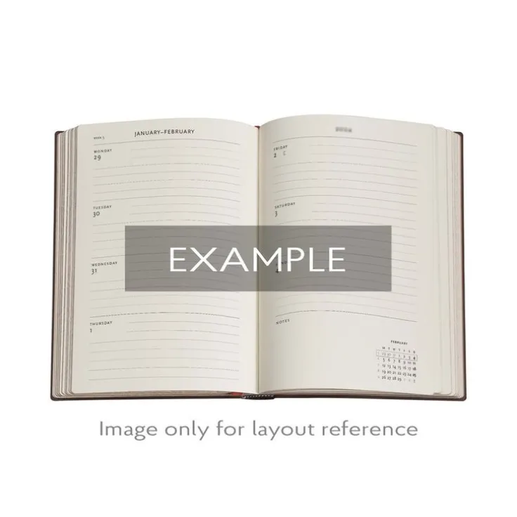 Kalender 2025 Paperblanks Midi horisontal - Safavid Indigo