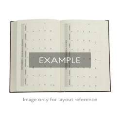 Kalender 2025 Paperblanks Midi flexi horisontal - Restoration