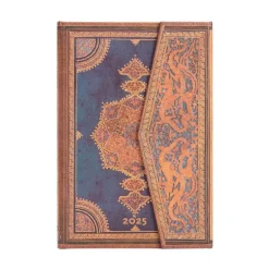 Kalender 2025 Paperblanks Mini horisontal - Safavid Indigo