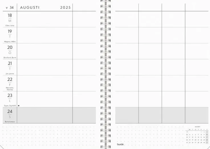 Kalender 2025-2026 Plan more