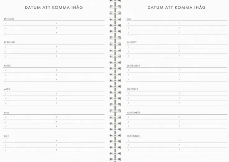 Kalender 2025-2026 Plan more