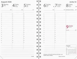 Kalender 2026 Prestige svart plast