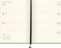 Kalender 2025 Senator A5 soft svart inb
