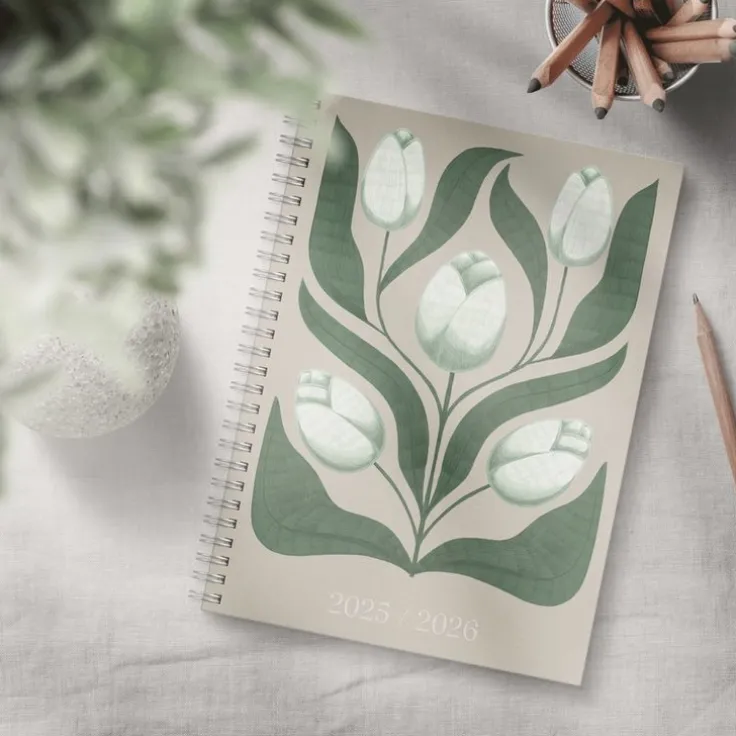 Kalender 2025-2026 Senator A5 Story Blomma