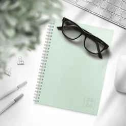 Kalender 2025-2026 Senator A5 Textile grön