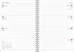 Kalender 2025-2026 Senator A5 Textile grön