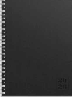 Kalender 2026 Senator A5 Textile svart