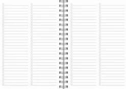 Kalender 2025-2026 Senator A6 Textile rosa