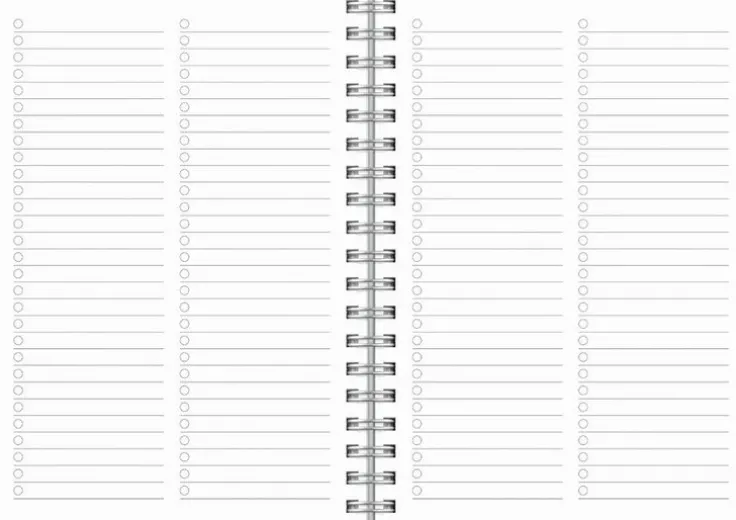 Kalender 2025-2026 Senator A6 Textile grön