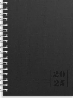 Kalender 2025 Senator A6 Textile svart