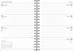 Kalender 2026 Senator A6 Textile svart
