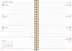 Kalender 2026 Senator A6 Twist rosa