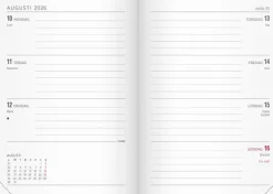 Kalender 2026 Senator A6 Vega rosa