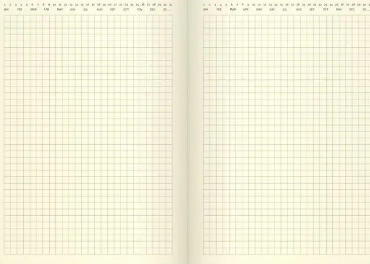 Kalender 2025 Stor Veckokalender Forma Deluxe brun