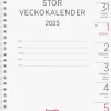 Kalender 2025 Stor Veckokalender refill