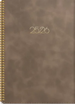 Kalender 2025-2026 Study A5 Twist mocca