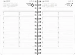 Kalender 2026 Tidkalender svart kartong