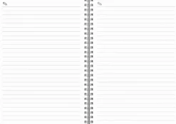 Kalender 2025 Weekly A5 svart konstläder