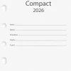 Kalendersats 2026 Compact