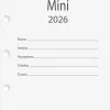 Kalendersats 2026 Mini