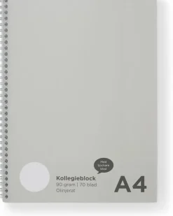 Kollegieblock A4 olinjerat