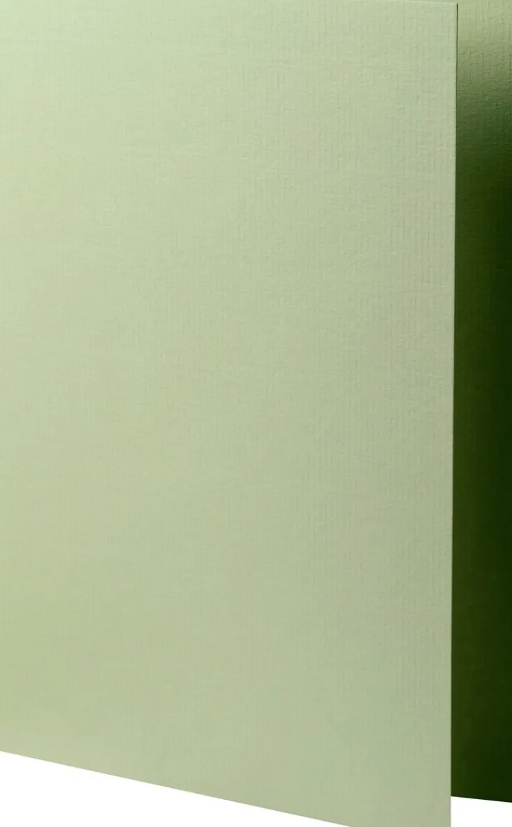 Kort A5 dubbla 5-pack lime